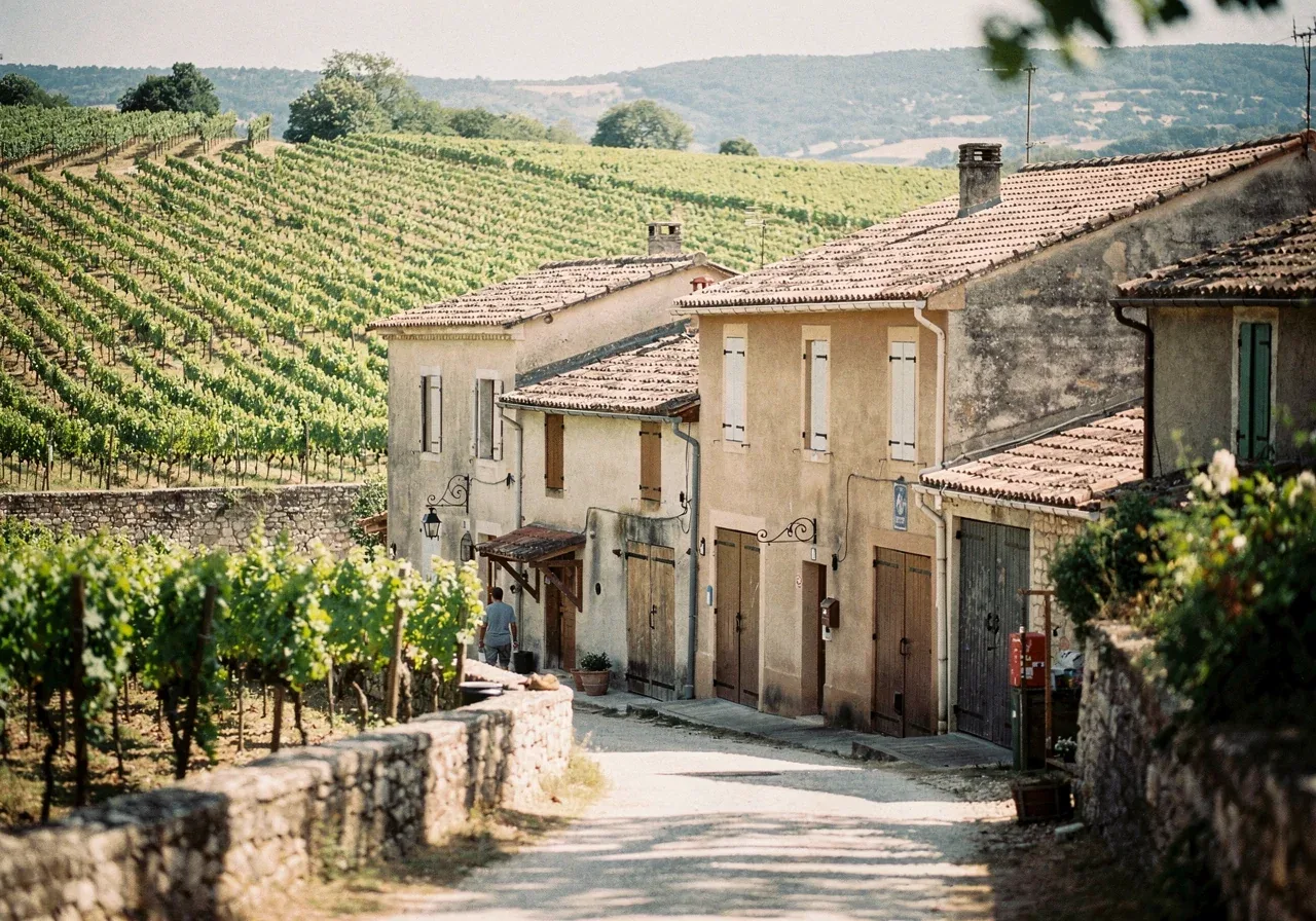 Vue de Rivesaltes et de ses environs